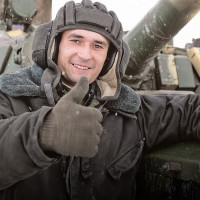 "Настоящий танкист" - учения на танке!